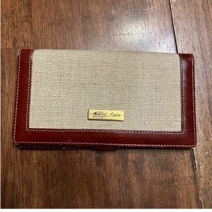 Etienne Aigner Wallet Checkbook Cover Fair Condition